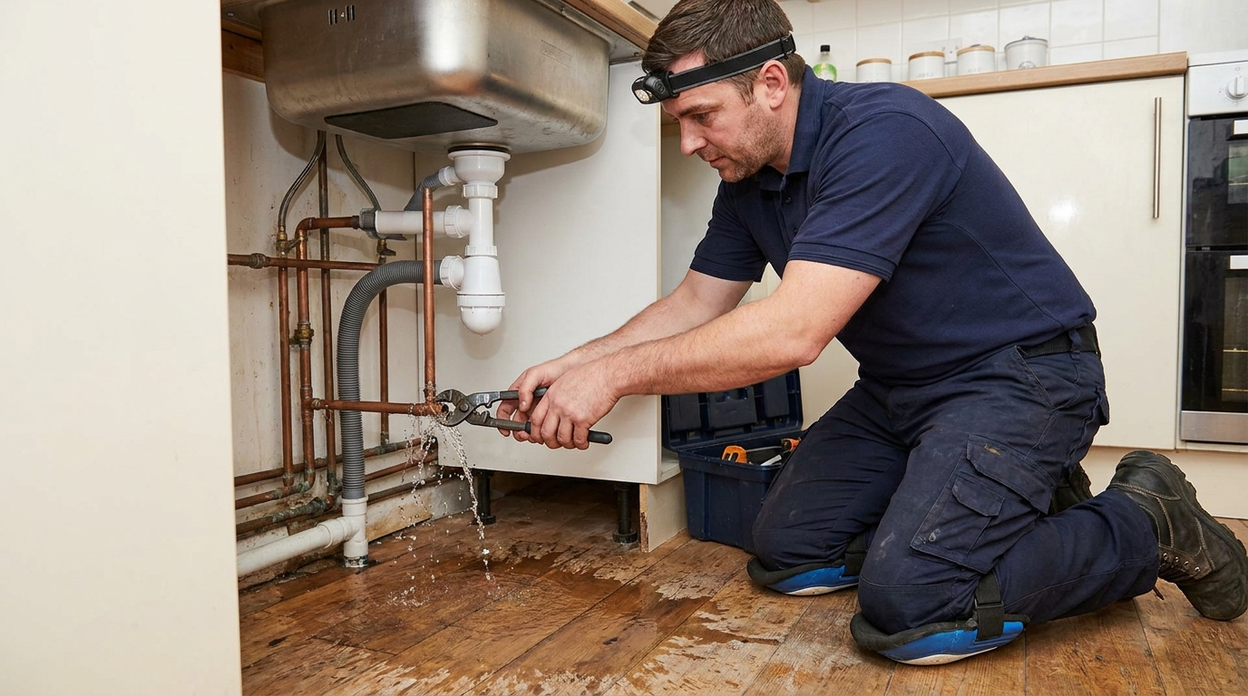 Emergency burst pipe repair in Midlothian